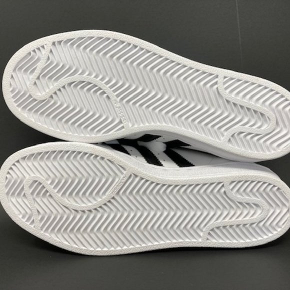 ADIDAS - Superstar La Marque Aux 3 Bandes Leather Shoe Sz 4 - Picture 7 of 7